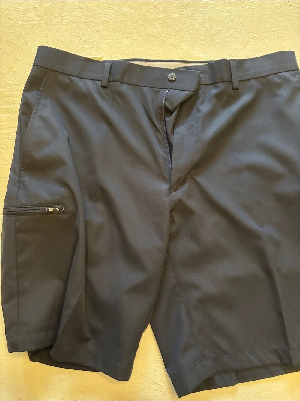 Champion Men's Flat Front Golf Shorts in Navy